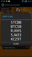 Shift Code Notifier capture d'écran 3