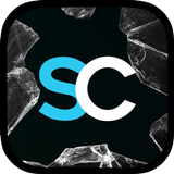 Screen Crack Prank Marshmallow-icoon