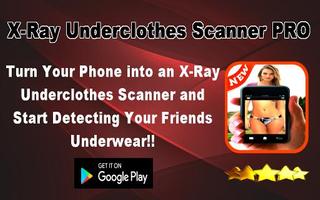 X-Ray Underclothes Scan Prank Plakat