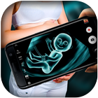 Xray scanner pregnant prank icon