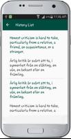 برنامه‌نما English Swedish Translate عکس از صفحه