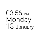 Clock Widget Zeichen