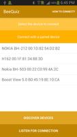 BeeQuiz - Quiz over Bluetooth (Unreleased) captura de pantalla 1