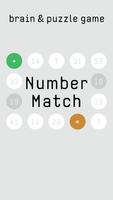 Number Match brain&puzzle game पोस्टर