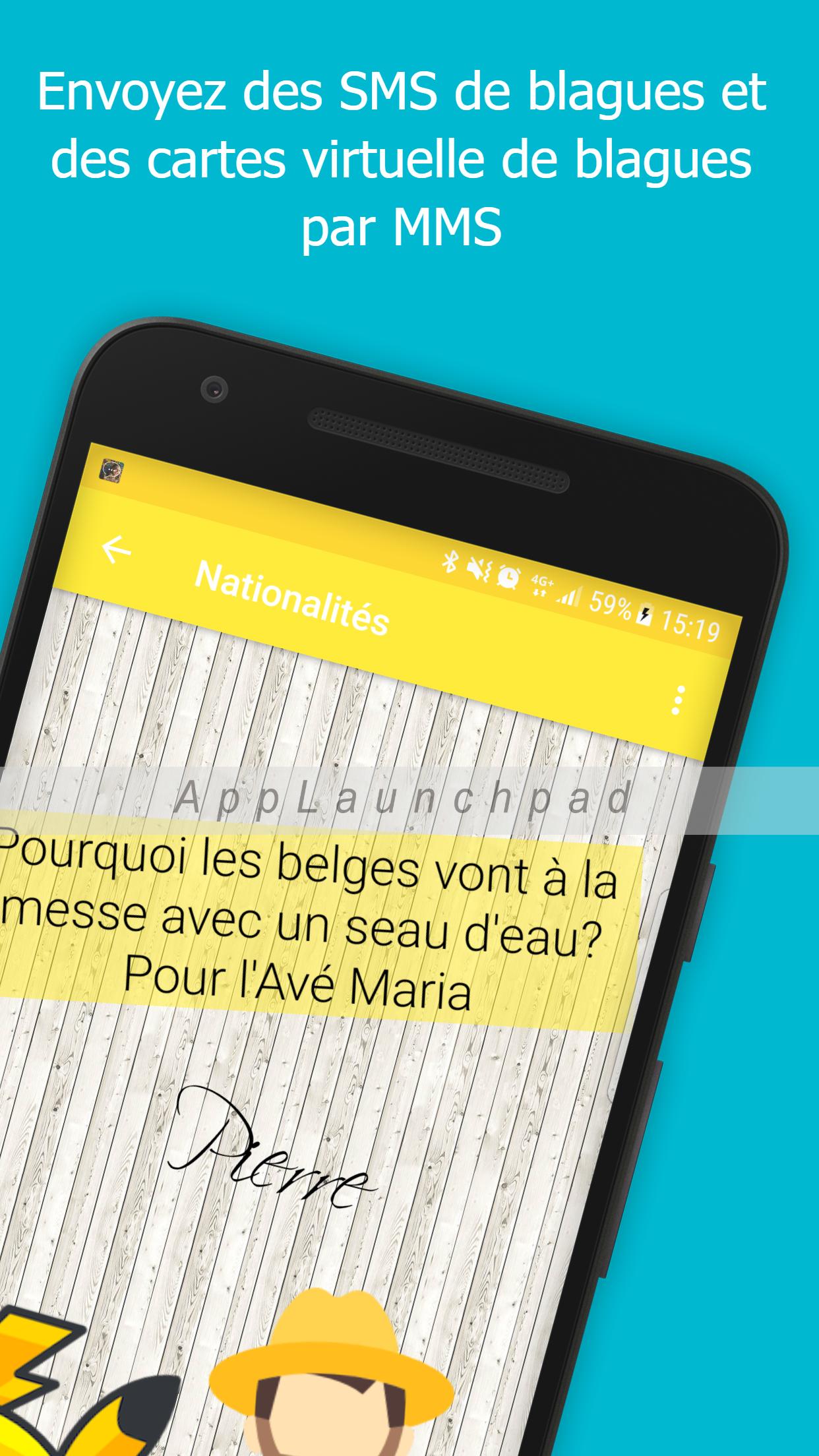 Télécharger gratuitement Images Sms De Blagues En Francais Carte Virtuelle Mms For Android Apk dernière par