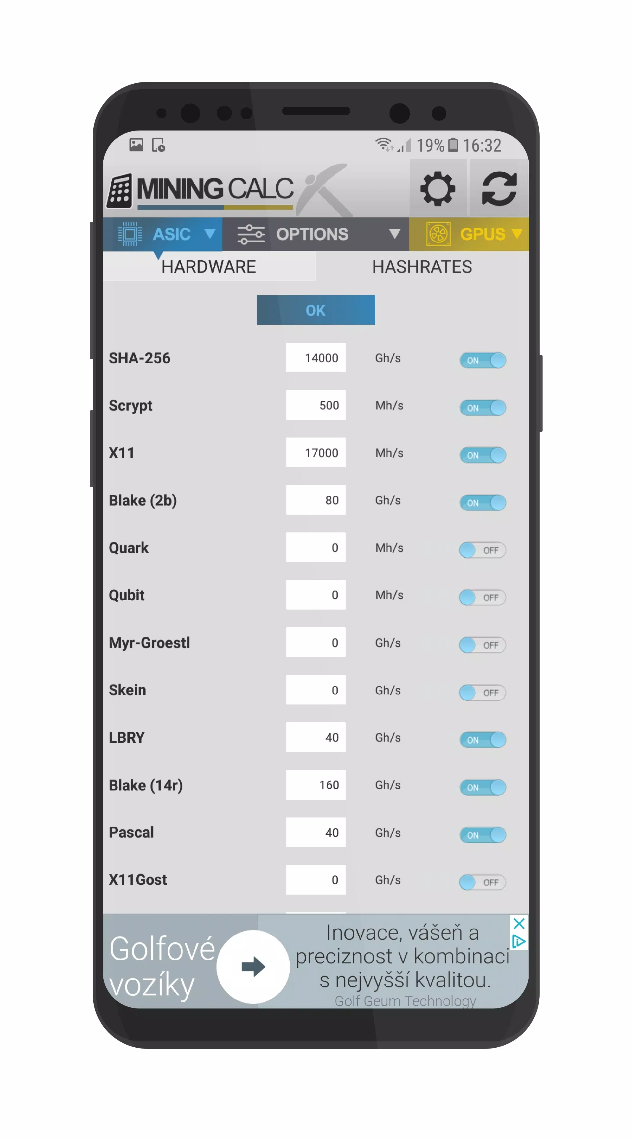 Mining calculator - What to mine? GPUs and ASIC APK for Android Download