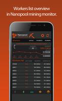 Nanopool Mining Monitor syot layar 1