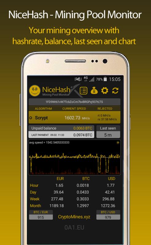 NiceHash Mining Pool Monitor for Android - APK Download
