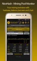 NiceHash Mining Pool Monitor poster
