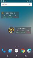 BitcoinZ Price Widget 截圖 1