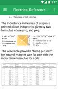 Electrical Engineering XYZ Reference स्क्रीनशॉट 1
