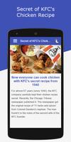 Secret of KFC's Chicken Recipe capture d'écran 1