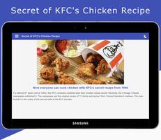 برنامه‌نما Secret of KFC's Chicken Recipe عکس از صفحه