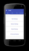 Sports Rankings اسکرین شاٹ 1