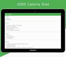 2000 Calorie Diet capture d'écran 2