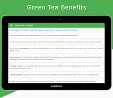 Green Tea Benefits capture d'écran 2