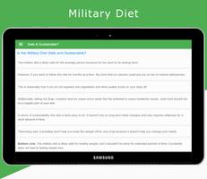 Military Diet - 3 Days capture d'écran 2