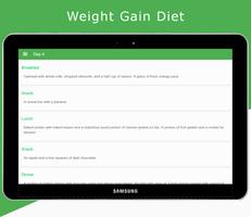 Weight Gain Diet تصوير الشاشة 2