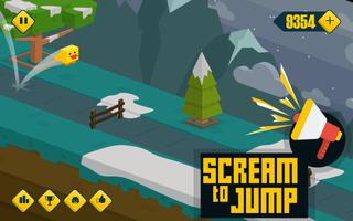 Chicken Go Scream - Voice Jump Screenshot 2