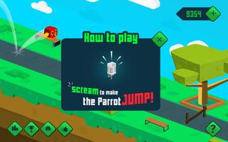 برنامه‌نما Go Parrot Scream - Voice Jump عکس از صفحه