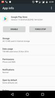 Play Services & Play store Information capture d'écran 2