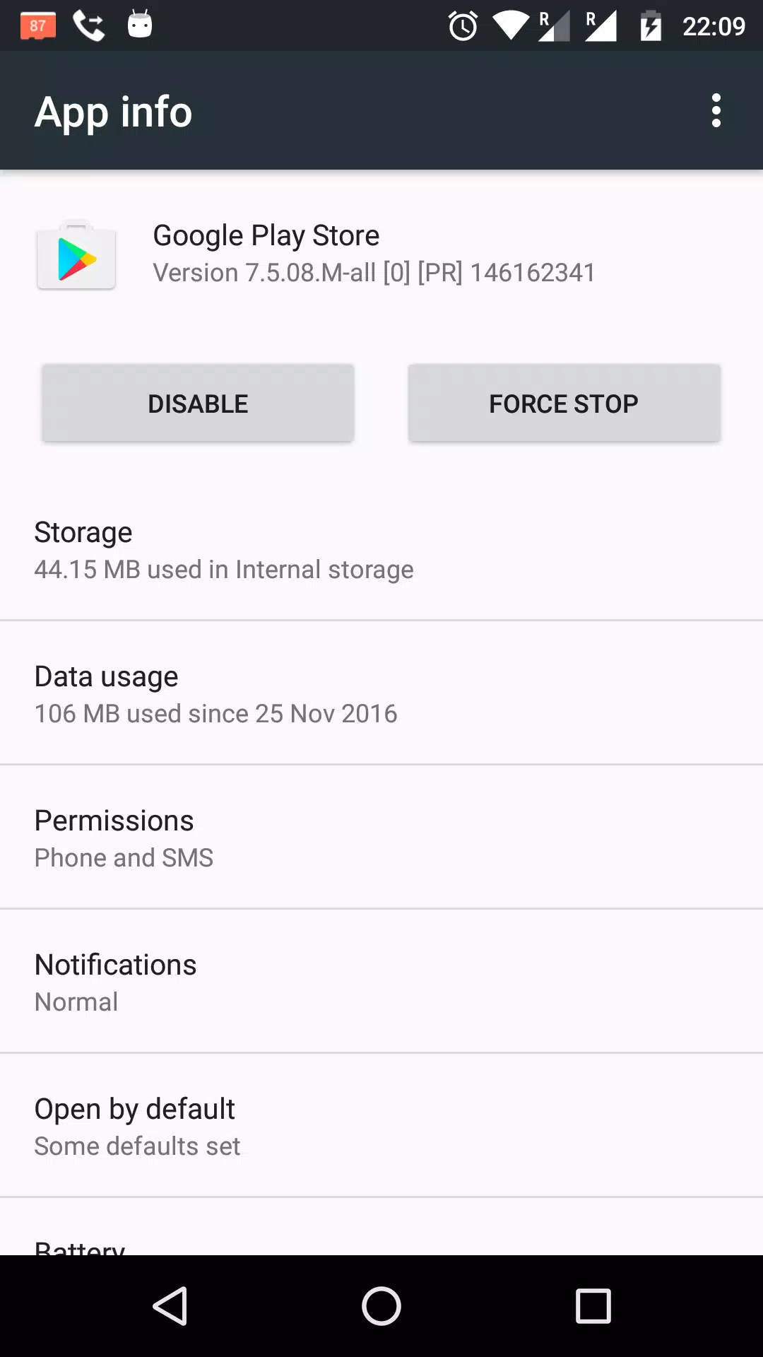 Como baixar a última versão da Play Store 7.5.08