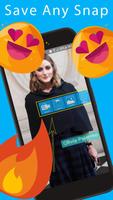 SnapDown ❤️👻 - Sanps Saver for snapchat تصوير الشاشة 1