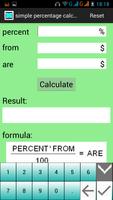 PercentageCalculator ภาพหน้าจอ 1