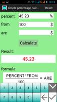 PercentageCalculator اسکرین شاٹ 3