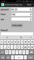 Percent Calculator capture d'écran 2