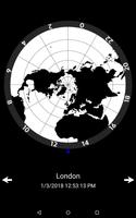 MapClock - Simple world clock Affiche