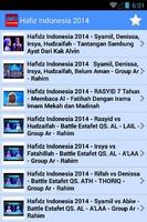 Hafiz Indonesia 2014 ポスター