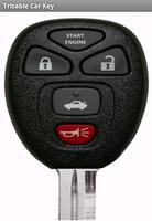 Virtual Car Key Remote Affiche