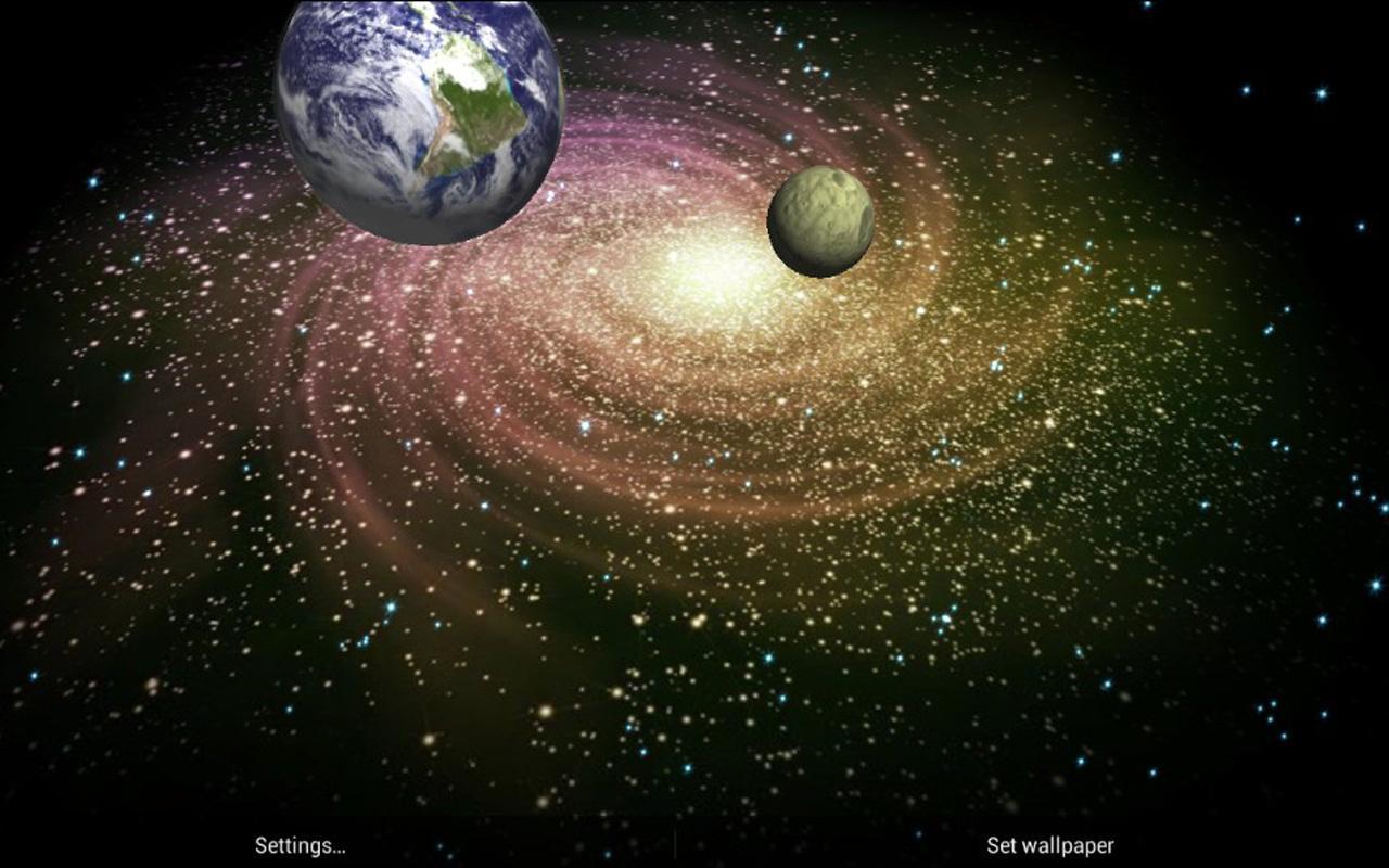 3D Galaxy Live Wallpaper APK Download Free Personalization APP For