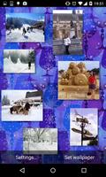 Christmas Wallpaper with Photo Collage imagem de tela 2