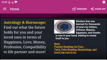 Horoskop und Astrologie Plakat