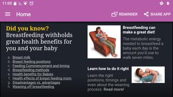 Breastfeeding full guide ポスター
