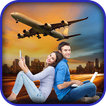 ”Airplane Frame Photo Editor - Blend Me Collage