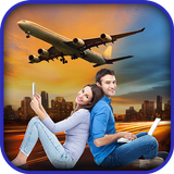 Airplane Frame Photo Editor - Blend Me Collage icono