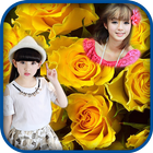 Barbary Flower Frame Photo Editor Blend Me Collage أيقونة