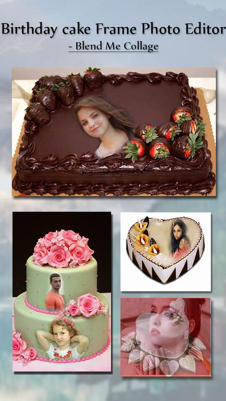 Beautiful Birthday Cake Photo Frame Birthday Cake With Photo Frame