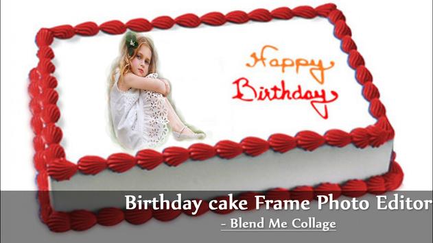 Birthday Cake With Photo Frame Edit Cakes And Cookies Gallery