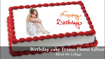 Birthday Cake Frame Photo Editor- Blend Me Collage captura de pantalla 3