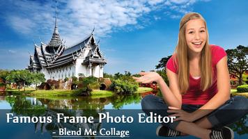 Famous Frame Photo Editor - Blend Me Collage ภาพหน้าจอ 1