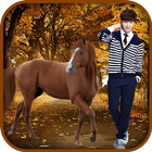 Horse Frame Photo Editor - Blend Me Collage-icoon