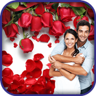 Rose Frame Photo Editor - Blend Me Collage آئیکن