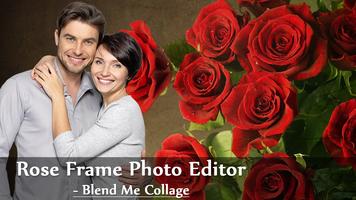 Rose Frame Photo Editor - Blend Me Collage اسکرین شاٹ 2