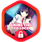 Anime Girl Yo Locker HD 圖標