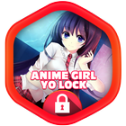 Anime Girl Yo Locker HD ícone