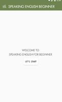 Speaking English Beginner Affiche